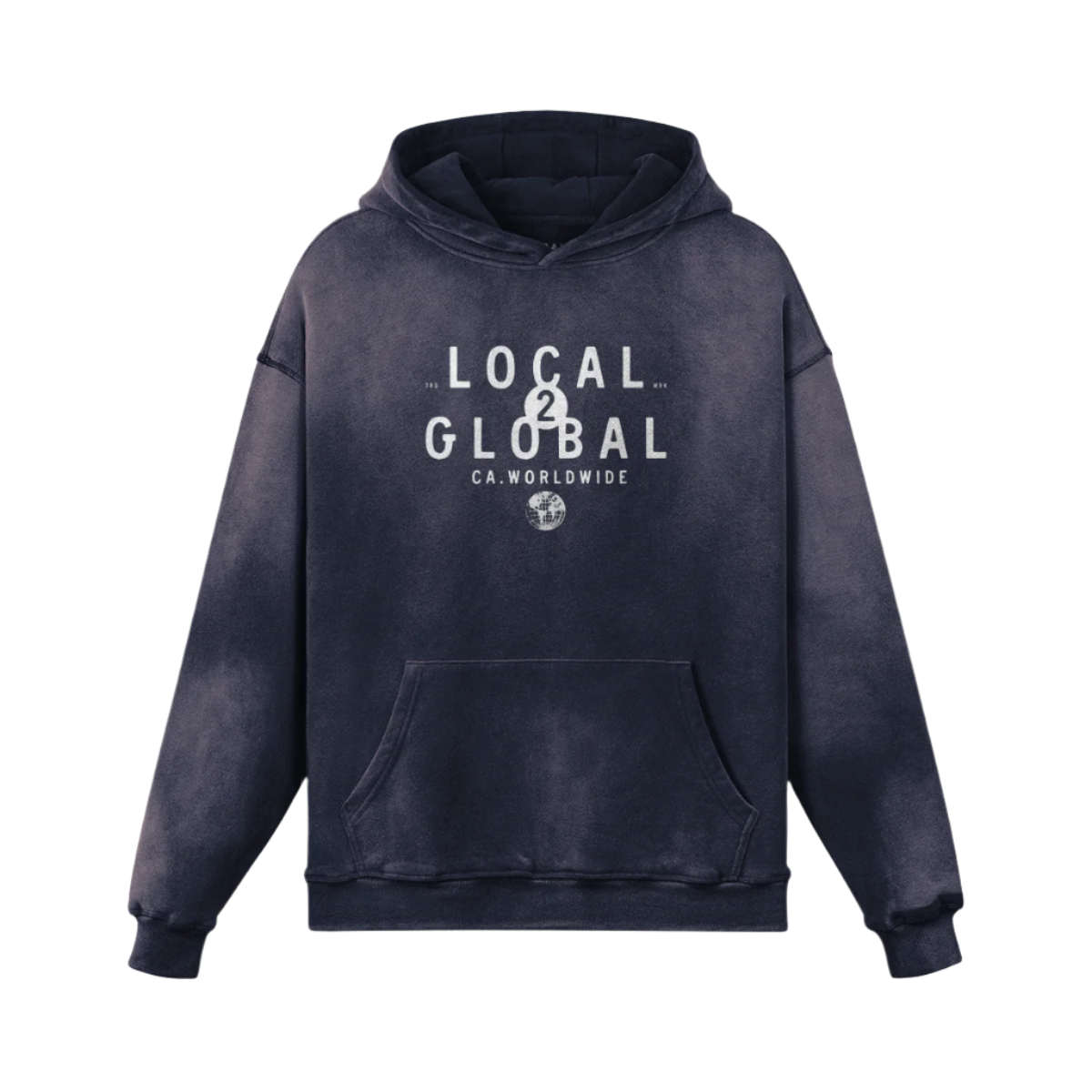 Local 2 Global "Worldwide Acid Drop" Oversized Hoodie