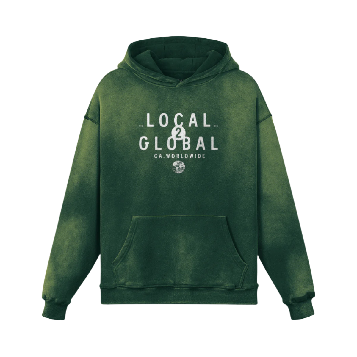 Local 2 Global "Worldwide Acid Drop" Oversized Hoodie