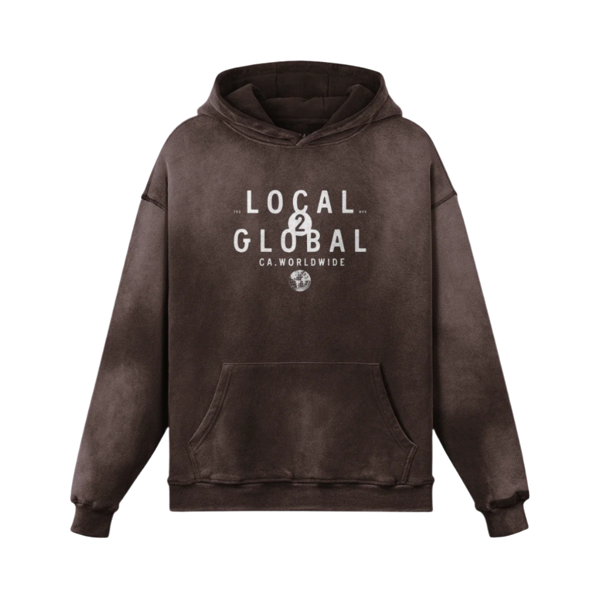 Local 2 Global "Worldwide Acid Drop" Oversized Hoodie