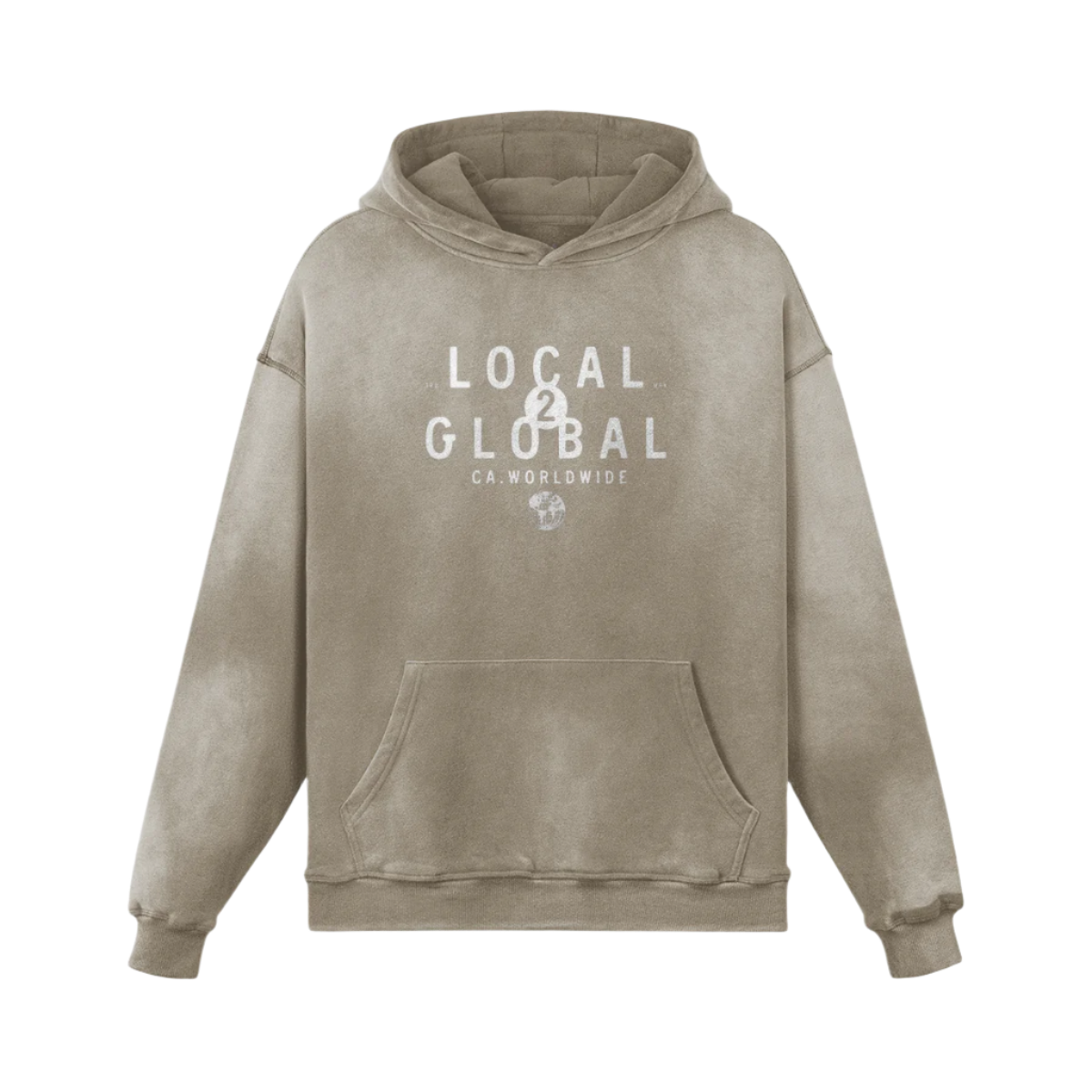 Local 2 Global "Worldwide Acid Drop" Oversized Hoodie