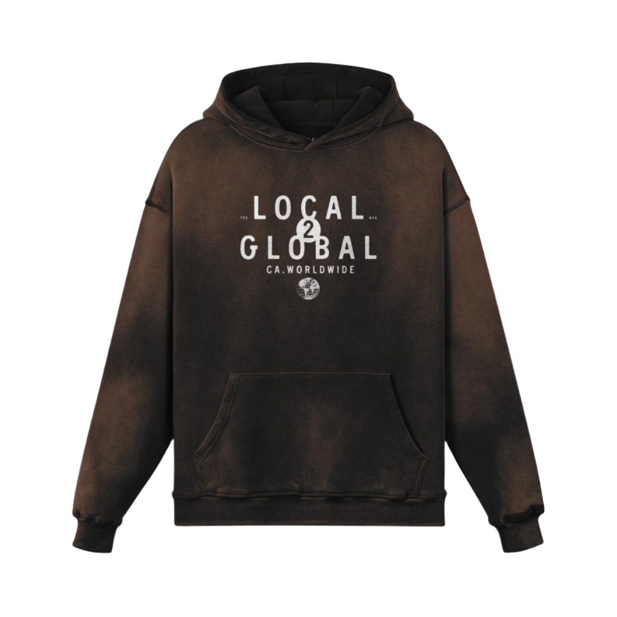 Local 2 Global "Worldwide Acid Drop" Oversized Hoodie