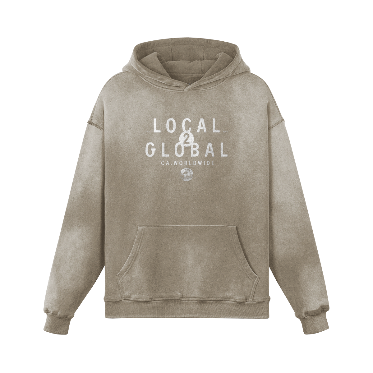 Local 2 Global "Worldwide Acid Drop" Oversized Hoodie