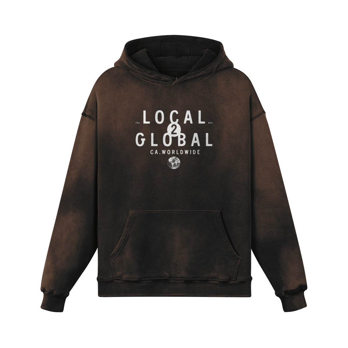 Local 2 Global "Worldwide Acid Drop" Oversized Hoodie