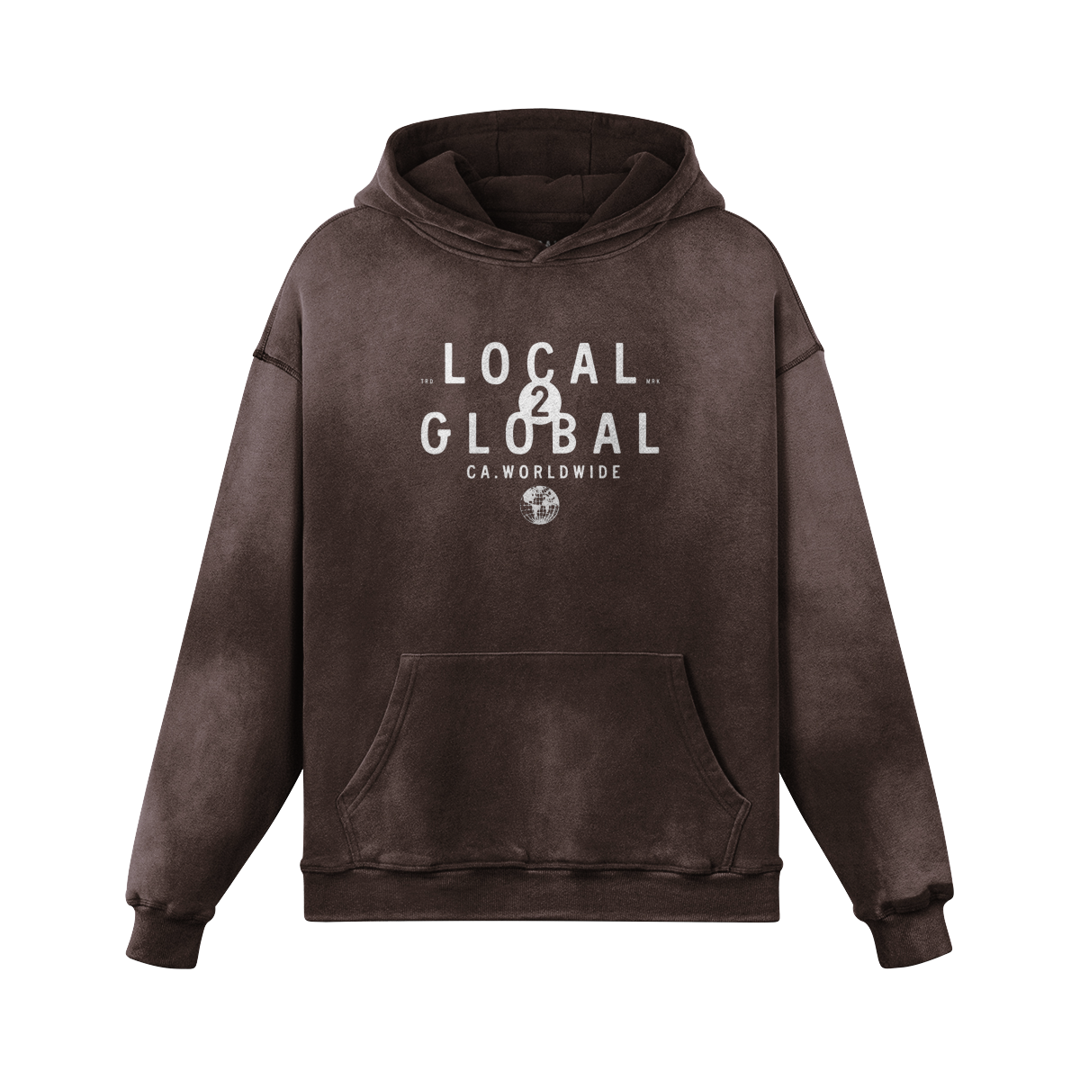 Local 2 Global "Worldwide Acid Drop" Oversized Hoodie